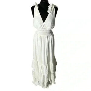 Strut & Bolt Sleeveless Tiered Ruffle Maxi Dress Size M